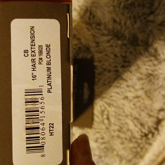 16" Hair Extension In Platinum Blonde~by Christie Brinkley Collecton. NIB - Picture 15 of 16